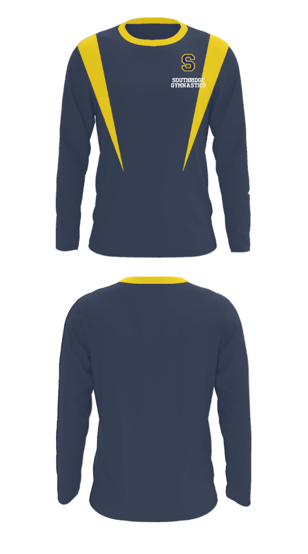 Long Sleeve Performance Shirt, Southridge High School Gymnastics, Spirit Store, Teamtime, Team time, sublimation, custom sports apparel, team uniforms, spirit wear, spiritwear, sports uniforms, custom shirts, team store, custom team store, fundraiser sports, apparel fundraiser