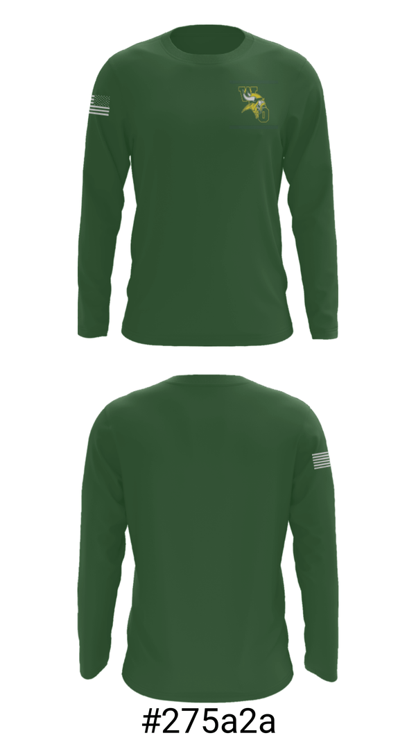 Long Sleeve Performance Shirt, White Oak High School Wrestling, Wrestling, Teamtime, Team time, sublimation, custom sports apparel, team uniforms, spirit wear, spiritwear, sports uniforms, custom shirts, team store, custom team store, fundraiser sports, apparel fundraiser