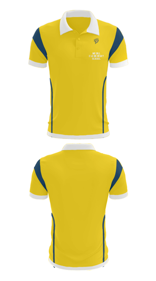 Short Sleeve Performance Polo, Medill Elementary School, Spirit Store, Teamtime, Team time, sublimation, custom sports apparel, team uniforms, spirit wear, spiritwear, sports uniforms, custom shirts, team store, custom team store, fundraiser sports, apparel fundraiser