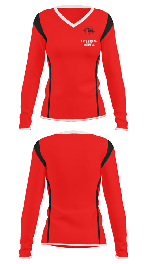 Women's Long Sleeve Vneck Shirt, Glow Basketball Academy Basketball, Men's Basketball, Teamtime, Team time, sublimation, custom sports apparel, team uniforms, spirit wear, spiritwear, sports uniforms, custom shirts, team store, custom team store, fundraiser sports, apparel fundraiser