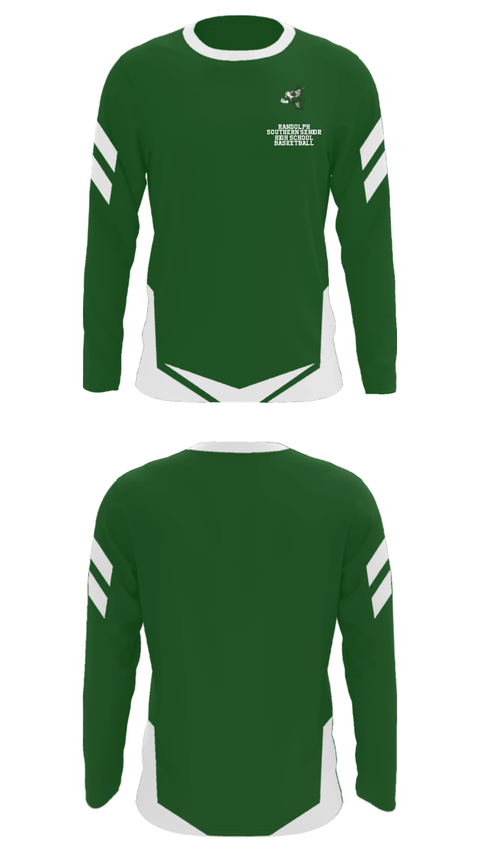 Long Sleeve Performance Shirt, Randolph Southern Senior High School Basketball, Men's Basketball, Teamtime, Team time, sublimation, custom sports apparel, team uniforms, spirit wear, spiritwear, sports uniforms, custom shirts, team store, custom team store, fundraiser sports, apparel fundraiser