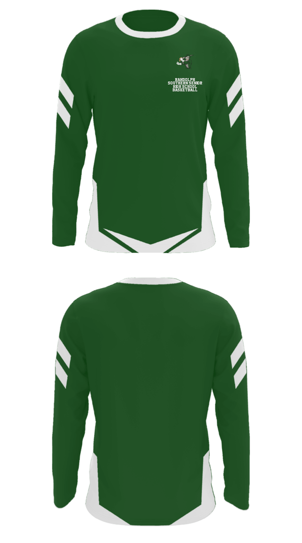 Long Sleeve Performance Shirt, Randolph Southern Senior High School Basketball, Men's Basketball, Teamtime, Team time, sublimation, custom sports apparel, team uniforms, spirit wear, spiritwear, sports uniforms, custom shirts, team store, custom team store, fundraiser sports, apparel fundraiser