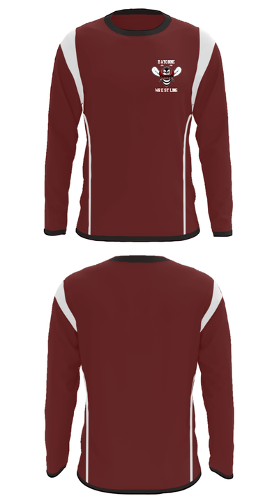 Bayonne High School Wrestling 48956156 Long Sleeve Performance Shirt - 32