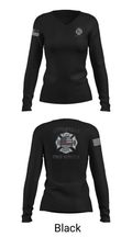 Littleville Fire & Rescue 55821755 Women's Long Sleeve V-neck Shirt - 23