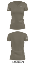 Alpha 41832347 Women's Short Sleeve V-neck Shirt - 36