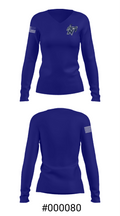 Nicolet High School Basketball 1786565 Women's Long Sleeve V-neck Shirt - 20