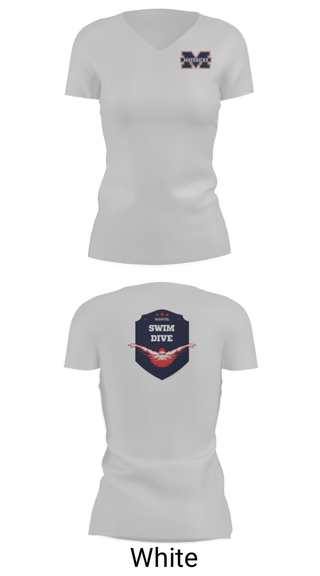 Women's Short Sleeve Vneck Shirt, Manvel High School Swimming, Swimming, Teamtime, Team time, sublimation, custom sports apparel, team uniforms, spirit wear, spiritwear, sports uniforms, custom shirts, team store, custom team store, fundraiser sports, apparel fundraiser