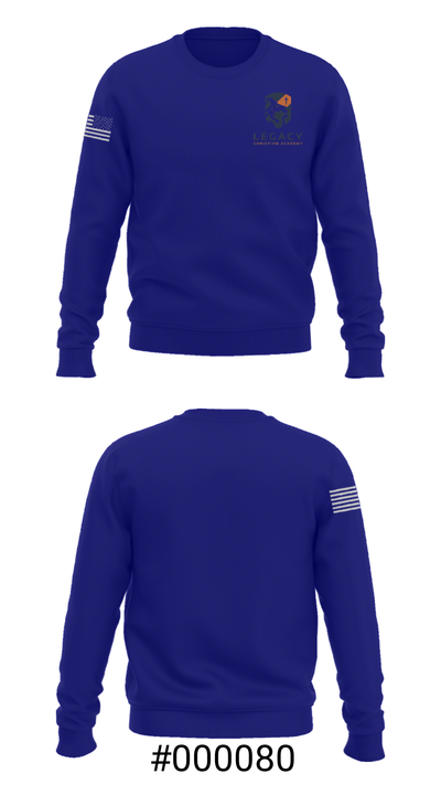 Legacy Christian Academy Basketball 24053884 Crew Neck Sweatshirt - 16