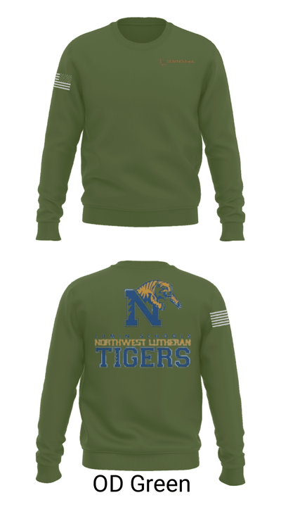 Northwest Lutheran School 18770561 Crew Neck Sweatshirt - 4