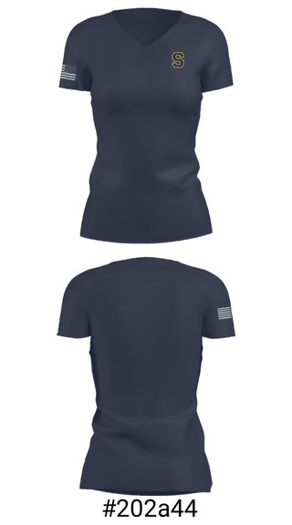 Women's Short Sleeve Vneck Shirt, Southridge High School Gymnastics, Spirit Store, Teamtime, Team time, sublimation, custom sports apparel, team uniforms, spirit wear, spiritwear, sports uniforms, custom shirts, team store, custom team store, fundraiser sports, apparel fundraiser