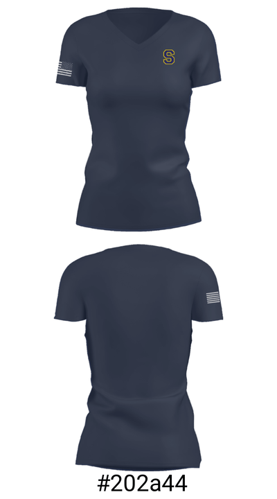 Southridge High School Gymnastics 44142136 Women's Short Sleeve V-neck Shirt - 21