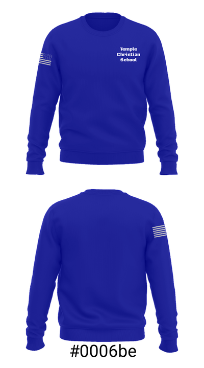 Temple Christian School 48431456 Crew Neck Sweatshirt - 16