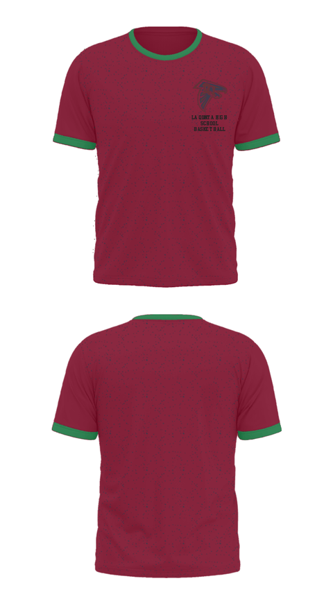 Short Sleeve Performance Shirt, La Quinta High School Basketball, Men's Basketball, Teamtime, Team time, sublimation, custom sports apparel, team uniforms, spirit wear, spiritwear, sports uniforms, custom shirts, team store, custom team store, fundraiser sports, apparel fundraiser