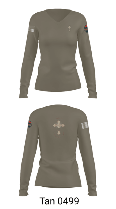 REDNECK'S 53256359 Women's Long Sleeve V-neck Shirt - 39