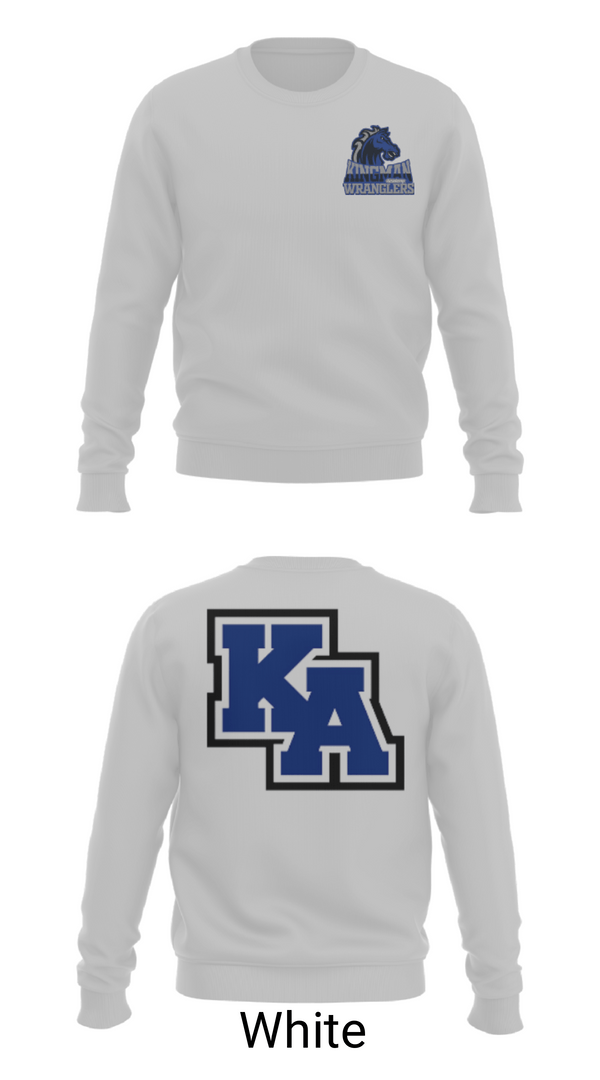 Crew Neck Sweatshirt, Kingman Academy Of Learning - Intermediate School, Spirit Store, Teamtime, Team time, sublimation, custom sports apparel, team uniforms, spirit wear, spiritwear, sports uniforms, custom shirts, team store, custom team store, fundraiser sports, apparel fundraiser