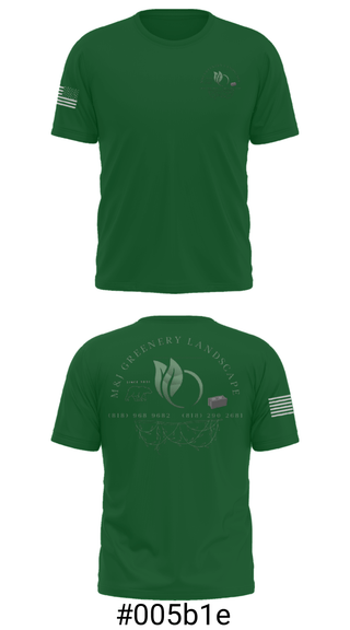 Short Sleeve Performance Shirt, M&J GREENERY LANDSCAPE, , Teamtime, Team time, sublimation, custom sports apparel, team uniforms, spirit wear, spiritwear, sports uniforms, custom shirts, team store, custom team store, fundraiser sports, apparel fundraiser