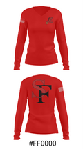 Seventy-First Senior High School Basketball 16394129 Women's Long Sleeve V-neck Shirt - 20
