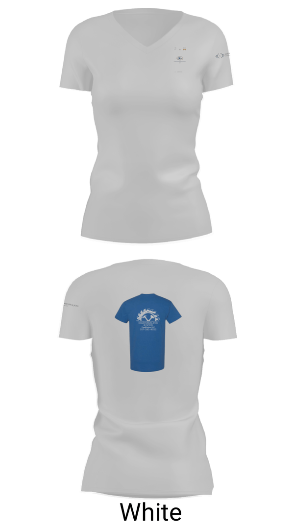 Women's Short Sleeve Vneck Shirt, Essenmacher Handyman Services LLC, , Teamtime, Team time, sublimation, custom sports apparel, team uniforms, spirit wear, spiritwear, sports uniforms, custom shirts, team store, custom team store, fundraiser sports, apparel fundraiser