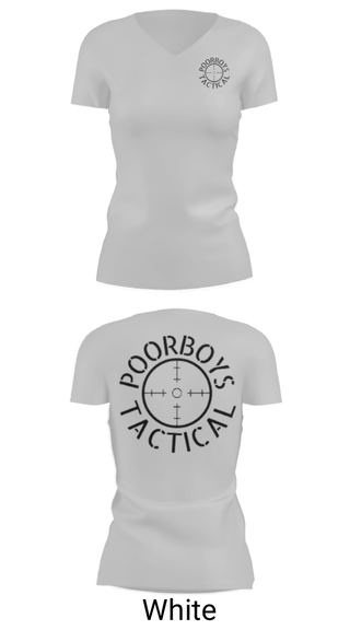 Women's Short Sleeve Vneck Shirt, Poorboys Tactical, , Teamtime, Team time, sublimation, custom sports apparel, team uniforms, spirit wear, spiritwear, sports uniforms, custom shirts, team store, custom team store, fundraiser sports, apparel fundraiser