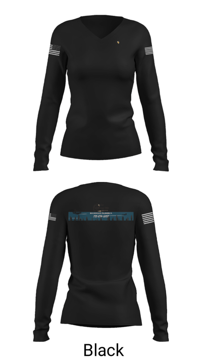 The Watering Hole at FFHQ 90730198 Women's Long Sleeve V-neck Shirt - 13