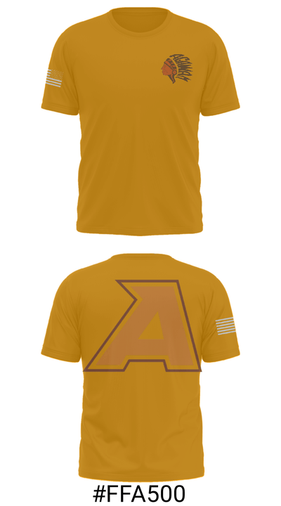 Agawam Junior High School 50400370 Short Sleeve Performance Shirt - 19