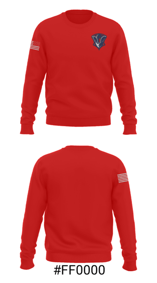 Crew Neck Sweatshirt, Providence Hall Junior High School, Spirit Store, Teamtime, Team time, sublimation, custom sports apparel, team uniforms, spirit wear, spiritwear, sports uniforms, custom shirts, team store, custom team store, fundraiser sports, apparel fundraiser