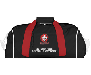 Duffle Bag, Beaumont Youth Basketball Association, Men's Basketball, Teamtime, Team time, sublimation, custom sports apparel, team uniforms, spirit wear, spiritwear, sports uniforms, custom shirts, team store, custom team store, fundraiser sports, apparel fundraiser