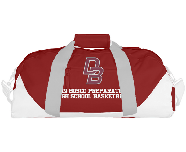 Duffle Bag, Don Bosco Preparatory High School Basketball, Men's Basketball, Teamtime, Team time, sublimation, custom sports apparel, team uniforms, spirit wear, spiritwear, sports uniforms, custom shirts, team store, custom team store, fundraiser sports, apparel fundraiser