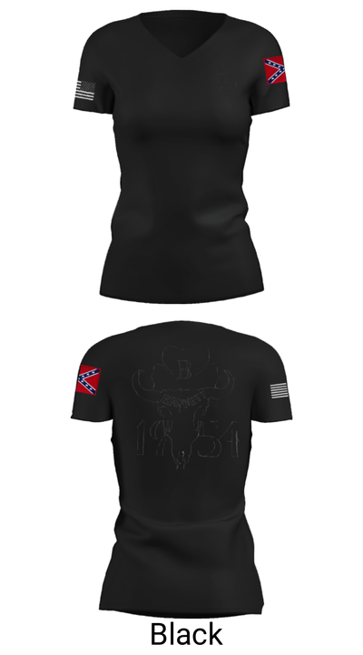 GOD'S GANGSTER'S 76621541 Women's Short Sleeve V-neck Shirt - 20