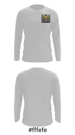 Long Sleeve Performance Shirt, Manning Junior High School Basketball, Women's Basketball, Teamtime, Team time, sublimation, custom sports apparel, team uniforms, spirit wear, spiritwear, sports uniforms, custom shirts, team store, custom team store, fundraiser sports, apparel fundraiser