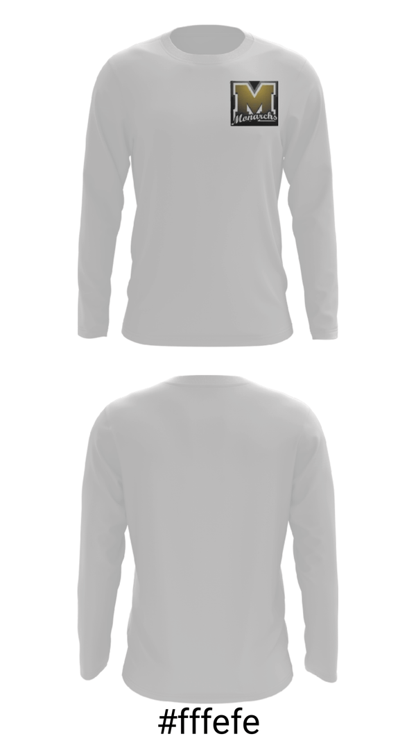 Long Sleeve Performance Shirt, Manning Junior High School Basketball, Women's Basketball, Teamtime, Team time, sublimation, custom sports apparel, team uniforms, spirit wear, spiritwear, sports uniforms, custom shirts, team store, custom team store, fundraiser sports, apparel fundraiser