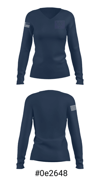 Women's Long Sleeve Vneck Shirt, West York Boys Club Basketball, Men's Basketball, Teamtime, Team time, sublimation, custom sports apparel, team uniforms, spirit wear, spiritwear, sports uniforms, custom shirts, team store, custom team store, fundraiser sports, apparel fundraiser