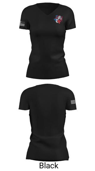 Women's Short Sleeve Vneck Shirt, Industrial High School Basketball, Women's Basketball, Teamtime, Team time, sublimation, custom sports apparel, team uniforms, spirit wear, spiritwear, sports uniforms, custom shirts, team store, custom team store, fundraiser sports, apparel fundraiser