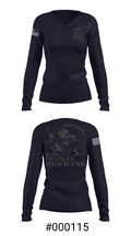 Bad Chicken Brewing 42843068 Women's Long Sleeve V-neck Shirt - 7