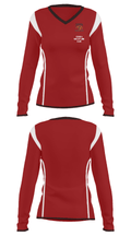 Cobra Wrestling Club 82904372 Women's Long Sleeve V-neck Shirt - 35
