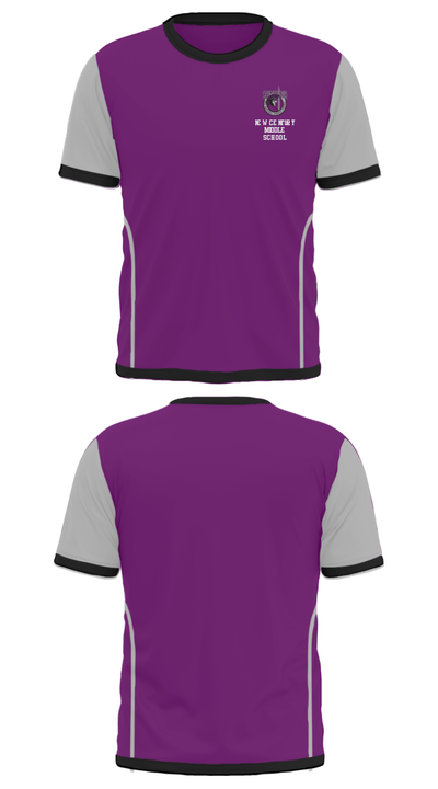 New Century Middle School 45235081 Short Sleeve Performance Shirt - 24
