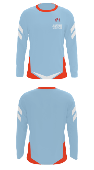 Long Sleeve Performance Shirt, Monterey High School Wrestling, Wrestling, Teamtime, Team time, sublimation, custom sports apparel, team uniforms, spirit wear, spiritwear, sports uniforms, custom shirts, team store, custom team store, fundraiser sports, apparel fundraiser
