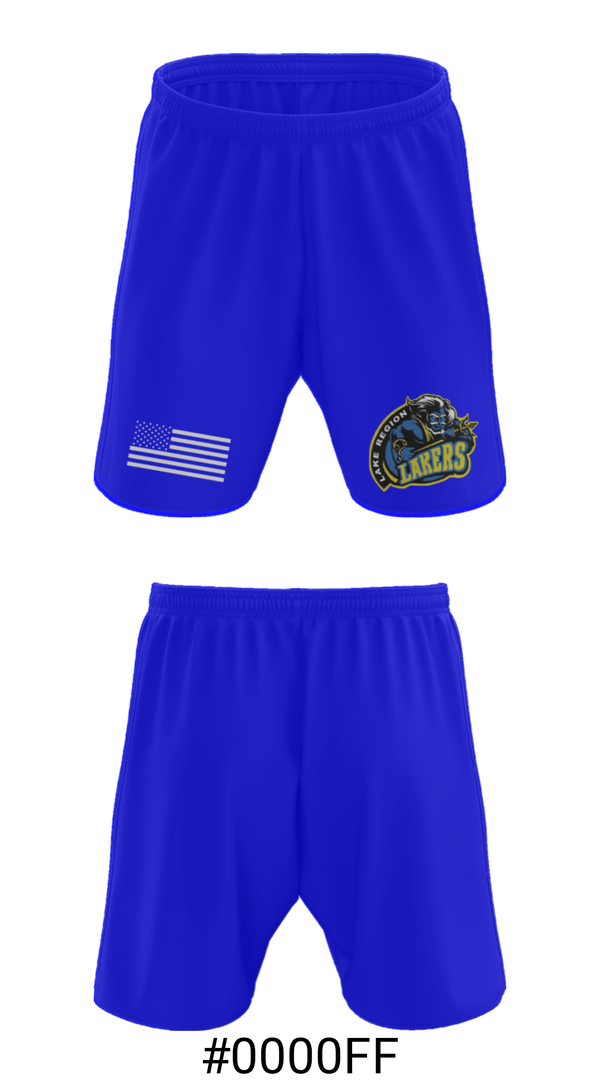 Athletic Shorts With Pockets, Lake Region High School Ice Hockey, Ice Hockey, Teamtime, Team time, sublimation, custom sports apparel, team uniforms, spirit wear, spiritwear, sports uniforms, custom shirts, team store, custom team store, fundraiser sports, apparel fundraiser