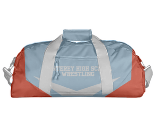 Duffle Bag, Monterey High School Wrestling, Wrestling, Teamtime, Team time, sublimation, custom sports apparel, team uniforms, spirit wear, spiritwear, sports uniforms, custom shirts, team store, custom team store, fundraiser sports, apparel fundraiser
