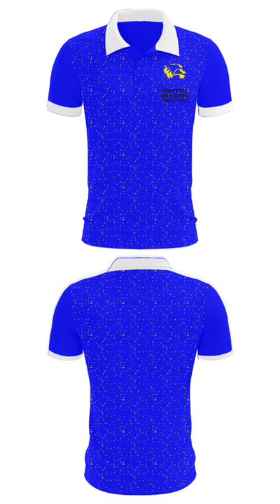 Holdenville High School Basketball 65198735 Short Sleeve Performance Polo - 27