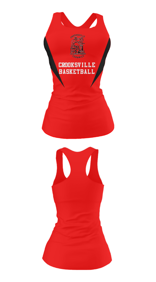 Tank Top, Crooksville High School Basketball, Men's Basketball, Teamtime, Team time, sublimation, custom sports apparel, team uniforms, spirit wear, spiritwear, sports uniforms, custom shirts, team store, custom team store, fundraiser sports, apparel fundraiser