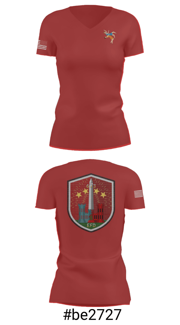 Women's Short Sleeve Vneck Shirt, 673 EFD Vs. 134 FEST, Army, Teamtime, Team time, sublimation, custom sports apparel, team uniforms, spirit wear, spiritwear, sports uniforms, custom shirts, team store, custom team store, fundraiser sports, apparel fundraiser