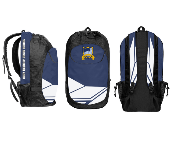 Gear Bag, Holy Name Of Jesus School, Spirit Store, Teamtime, Team time, sublimation, custom sports apparel, team uniforms, spirit wear, spiritwear, sports uniforms, custom shirts, team store, custom team store, fundraiser sports, apparel fundraiser