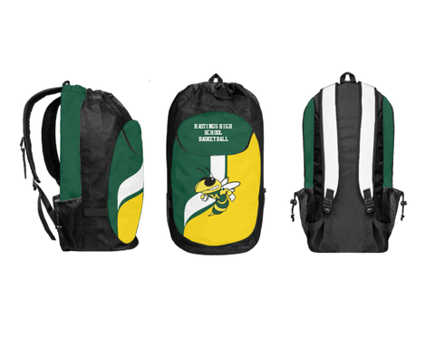 Gear Bag, Hastings High School Basketball, Men's Basketball, Teamtime, Team time, sublimation, custom sports apparel, team uniforms, spirit wear, spiritwear, sports uniforms, custom shirts, team store, custom team store, fundraiser sports, apparel fundraiser
