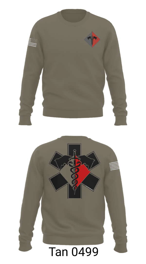 Crew Neck Sweatshirt, , Army, Teamtime, Team time, sublimation, custom sports apparel, team uniforms, spirit wear, spiritwear, sports uniforms, custom shirts, team store, custom team store, fundraiser sports, apparel fundraiser