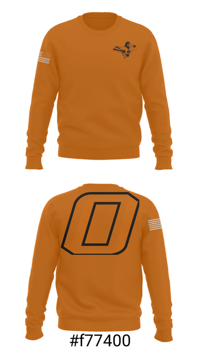 Osseo High School Wrestling 81785161 Crew Neck Sweatshirt - 16