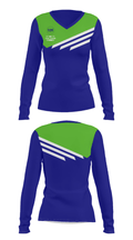 St Mary's High School Swimming 5266148 Women's Long Sleeve V-neck Shirt - 28