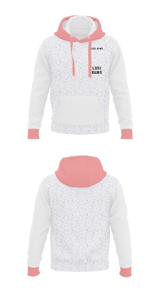 Hoodie, Lodi Rams, Men's Basketball, Teamtime, Team time, sublimation, custom sports apparel, team uniforms, spirit wear, spiritwear, sports uniforms, custom shirts, team store, custom team store, fundraiser sports, apparel fundraiser