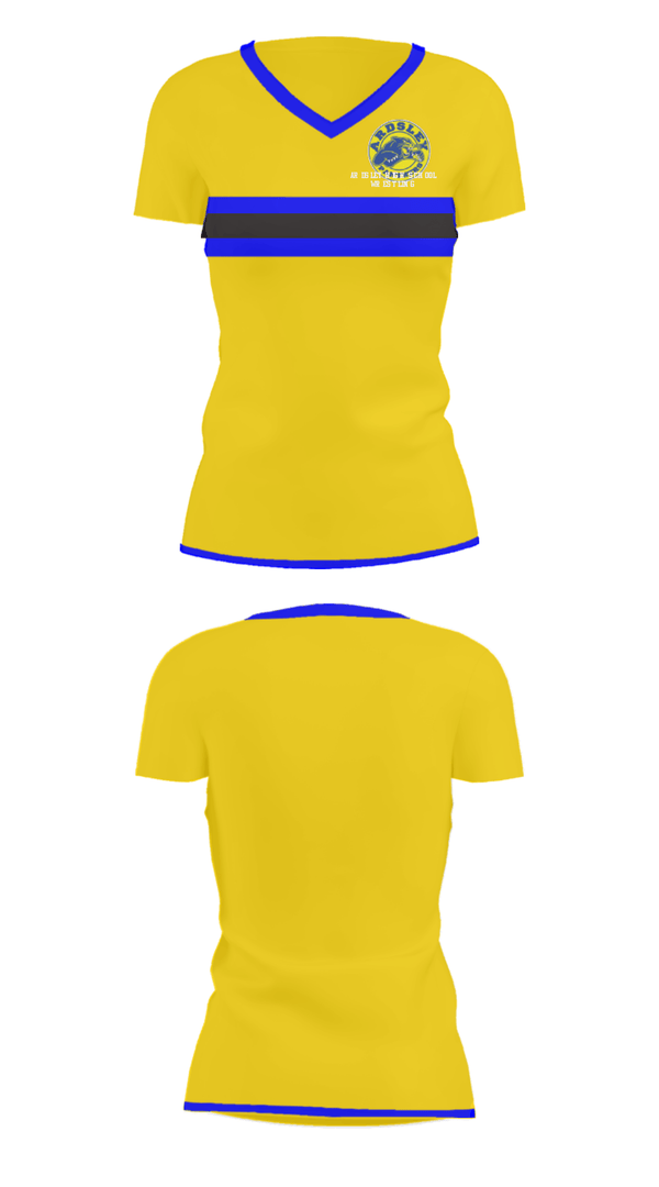 Women's Short Sleeve Vneck Shirt, Ardsley High School Wrestling, Wrestling, Teamtime, Team time, sublimation, custom sports apparel, team uniforms, spirit wear, spiritwear, sports uniforms, custom shirts, team store, custom team store, fundraiser sports, apparel fundraiser