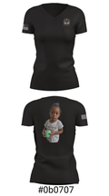 BullDawgFitness 48051784 Women's Short Sleeve V-neck Shirt - 21